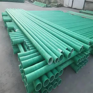 Tuyau en PRF de grand diamètre personnalisé |   Service de découpe de tuyaux en fibre de verre DN1000, anti-feu, anti-corrosion, pour les systèmes de drainage industriels - Product Image 1