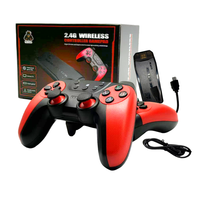 Control Remoto Inalámbrico 2.4G con Joystick para Dos Jugadores, para Simulador de PC, Android Box, Televisión Inteligente, Consola de Juegos