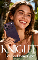 Nouvelle tendance : Étui rigide antichoc magnétique en PU style Polo Knight pour iPhone 18 Pro Max, 17 Pro Max, 18 Pro avec texture crocodile