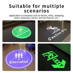 Lõm gobo chiếu miễn phí tùy chỉnh logo quảng cáo đèn LED đăng ký tường chiếu đèn ngoài trời không thấm nước IP67 HD & sáng - Product Image 2