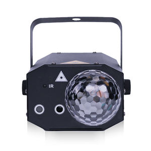 Haz de luces LED con cabezal móvil multiefecto controlado DMX512 de 10W, colores de emisión blancos RGBW para discotecas, discotecas, cuerpo de lámpara de PVC - Product Image 5