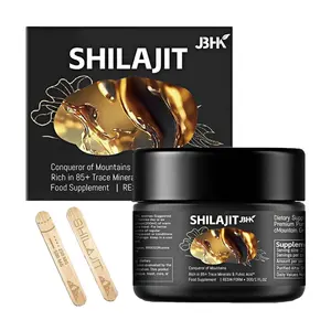 Private Label Natural Shilajit Resin Fulvic Acid Trace Minerals Supplement 30g 50g Shilajit Resin Pure Himalayan