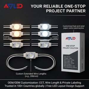 IP67 Waterproof protection with Injection process, providing extreme durability in outdoor wet areas <b>Mini</b> <b>LED</b> module - Product Image 3