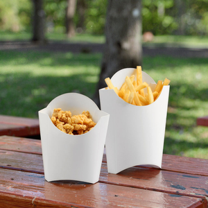 Cajas de Embalaje Personalizadas para Papas Fritas y Pollo, Caja de Comida Rápida para Llevar con Espacio para Palomitas de Maíz - Product Image 1