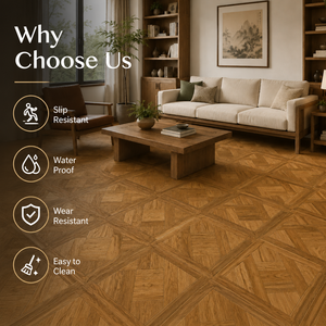 Carrelage en porcelaine imitation bois 00x600mm, design <span class=keywords><strong>parquet</strong></span>, antidérapant, finition mate - Product Image 2