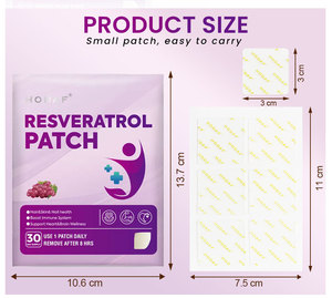Suplemento de resveratrol OEM, parche transdérmico, parche desechable, Programa de marca compartida para socios minoristas internacionales - Product Image 6