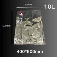 Sacs Mylar en aluminium de qualité alimentaire en stock, sacs aseptiques à fond plat de 1,5 L, 3 L, 5 L, 10 L, avec valve, impression par tampographie, thermoscellables pour jus et vin