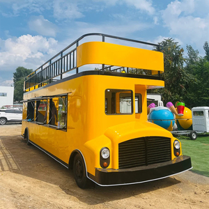 <span class=keywords><strong>Bus</strong></span> de restauration commercial chinois à deux étages de 26 pieds, jaune, chariot mobile de restauration rapide, camion de nourriture de rue - Product Image 6