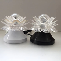 Lumière colorée de Disco du cristal RVB LED du fabricant de la Chine tournant l'effet de partie de Lotus pour la vente en gros d'étape de KTV
