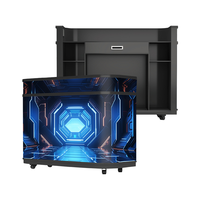 Écran LED P2.5Bar pour podium DJ, Plug & Play (pas d'installation requise), prise en charge de la transition d'images en temps réel, animation, couleur pleine
