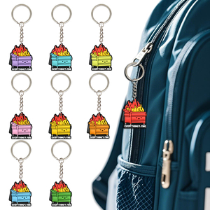 Sinh Viên Giải thưởng keyag cá nhân PVC Keychain cao su Ví quyến rũ phụ kiện chìa khóa xe trang trí Keychain - Product Image 1