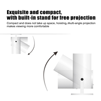 Projecteur intelligent Android 2 en 1 720P Cinéma portable pour films en plein air et présentations professionnelles Mini système de cinéma maison
