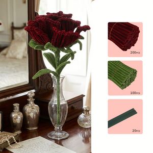 La Grande Rose Éternelle : un chef-d'œuvre époustouflant de 50 cm de haut en fil de fer, le cadeau d'exception qui ne se décolore jamais - Product Image 2