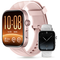 Montre connectée personnalisée OEM/ODM - Design sportif actif, écran OLED, suivi de la fréquence cardiaque et de l'SpO2, calendrier, étanche IP68, magnétique 4