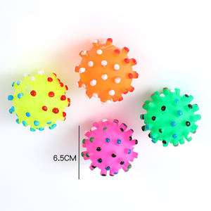 Toptan top şekli gıcırtılı köpek vinil oyuncak - Product Image 3