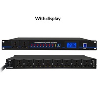 Controlador de Temporización de Potencia de 8+2 Canales, 232 Interruptores, 220V, USB, Sonido Estéreo, Equipo de Audio Profesional para Escenarios