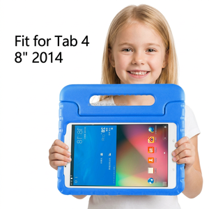 Housse de tablette HGD Factory Direct bleue multicolore pour Samsung TAB 4 8 pouces, étui pour enfants en EVA antichoc avec poignée et support - Product Image 1
