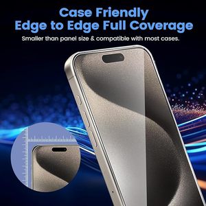 Protecteur d'écran pour iPhone 15 Pro Max 3-Pack 6.7 pouces sans bulles anti-rayures-Film de protection d'écran Ultra HD - Product Image 4