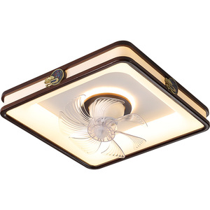 <b>Ceiling</b> Fan <b>Light</b> <b>Led</b> 15-30 Sqm Bedroom Study Room Silent Fan <b>Light</b> With Oscillating Function Modern Chinese Style - Product Image 4