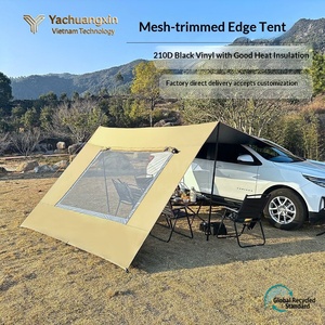 Mesh-Trimmed Edge Tent 210D Oxford Cloth Sun Proof Rainproof Windproof UV Protection Foldable Extended Type - Product Image 5