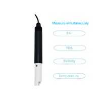 Capteur d'eau PTFE avec sortie RS485, compatible GPRS, 4G, Wi-Fi, Lora, LoRaWAN, mesure simultanée de la température, de la TDS et de la salinité