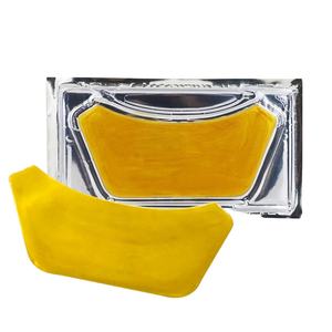 Masker Pengencang Kulit, Masker Leher Kristal Gel Kolagen Emas Tambal Perawatan Kulit Leher 24K - Product Image 1