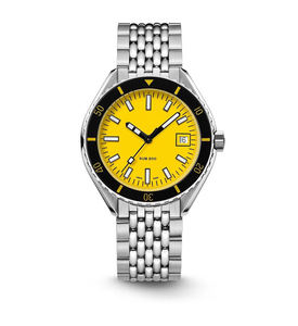 Reloj mecánico automático para hombre de 42mm, reloj de pulsera de acero inoxidable, esfera naranja, cristal de zafiro, resistente al agua hasta 20bar - Product Image 4