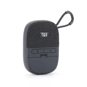 TG812 alto-falante portátil ao ar livre Bluetooth fone de ouvido 2 em 1 FM estéreo mini alto-falante universal