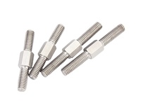 316 A2 A4 Stainless Steel Plain Finish Double End Thread Rod Left Right Hand Threaded Stud Bolts Model 304