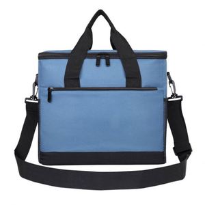 Sac isotherme de pique-nique portable en tissu Oxford avec feuille d'aluminium, sac à déjeuner thermique personnalisé pour la conservation des aliments frais avec fermeture éclair - Product Image 5