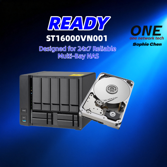 New Original ST16000VN001 for 16TB SATA 6GB/s 3.5" Internal HDD 7200RPM 256MB Cache NAS Storage Server with Standard Features
