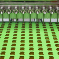 2023 vente chaude semi-automatique petite échelle de laboratoire gelée sucre dépôt manuel bonbons durs faire déposant ours gommeux Machine