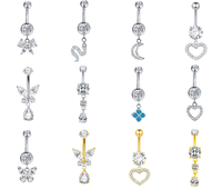 Anneau de nombril en titane ASTM F136 poli miroir, bijoux de corps, vente en gros personnalisée, fournisseur OEM, directement de l'usine, ODM