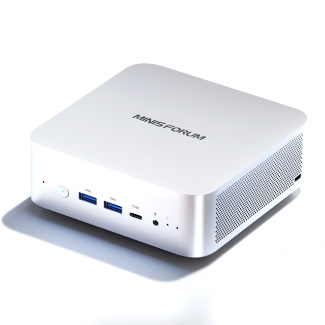 MINISFORUM Mini PC AMD Ryzen AI X1 9 HX 370 R7 255 OCuLink 2*USB4 Built-in Dual Speaker Gaming Desktop Computer WiFi7