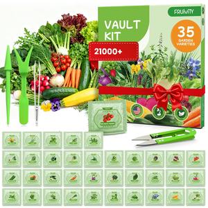<span class=keywords><strong>Kit</strong></span> de jardinage de survie écologique et biologique sans OGM pour intérieur/extérieur, plus de 21 000 plantes |   35 variétés avec des marqueurs de plantes gratuits - Product Image 1