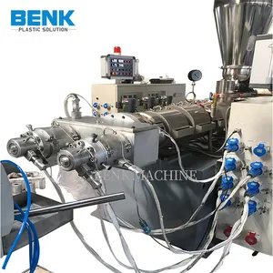 Polyethylene Dual Extruder Extrusion Pvc Pipe Making Machine Production Line