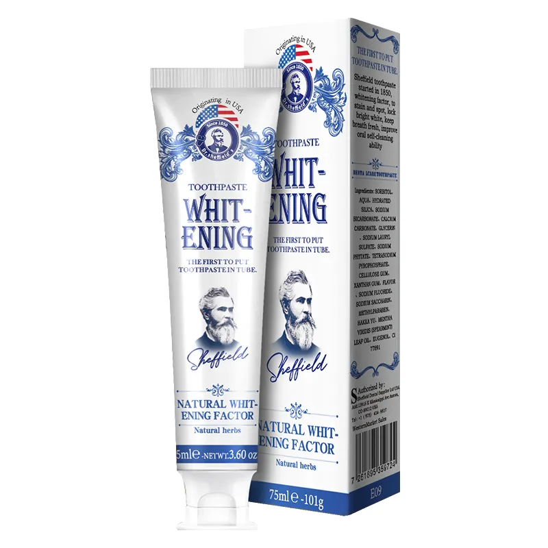 OEM Wholesales toothpaste Little soda bright whitening No grain feeling Boarless formula toothpaste