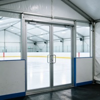 Tente de sport anti-UV en aluminium à structure libre, robuste, pour terrains de sport extérieurs