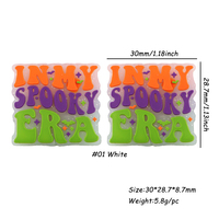 Neue 100% Lebensmittelechte Silikon BPA-freie Bunte Halloween Cartoon Kürbis Focal Beads DIY Personalisierte Stift-Armbänder Baby-Beißringe