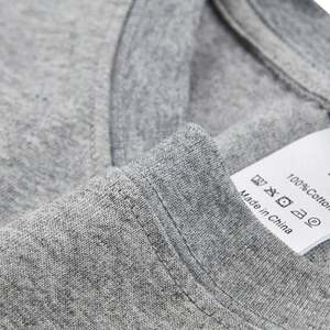 Camiseta de Hombre de Lujo con Efecto Desgastado, 100% Algodón, de Alta Calidad, Lisa, con Logo Vintage Personalizado, Lavado Ácido, Oversize - Product Image 5