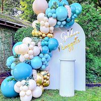 Ballons en latex rétro de 18 pouces, brun nude, beige mat, rose poussiéreux, vert foncé, décoration de fête d'anniversaire, décoration neutre pour baby shower