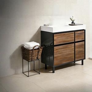 Bathroom cabinet smart mirror cabinet combination multi functional room cabinet washbasin bathroom - Product Image 2