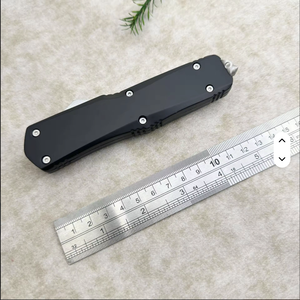 Folding OTF Spring Automatic Outdoor Camping Utility Mini <b>Pocket</b> Survival Tactical Assisted Knife <b>Plastic</b> Handle OEM DIY WKC-K-1 - Product Image 3