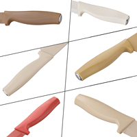 Ensemble de couteaux de cuisine en acier inoxydable Little Cook Logo personnalisable jetable en acier 3Cr13 à haute teneur en carbone Taille de la lame de 8 pouces