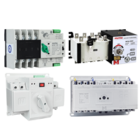 Pabrik MUTAI Outlet AC 400V ATS Harga 200 Ampere 400A 600A 630A 4P Saklar Transfer Otomatis Daya Ganda