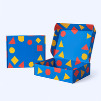 Boîtes d'emballage personnalisées, vente chaude, design luxueux, emballage cadeau, boîte pliante en carton ondulé personnalisée pour la vente au détail