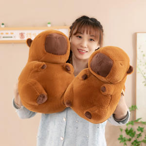 Linda Kapibala Warmes Hand kissen Niedliche Süße Plüsch puppe Taillen schutz Heißwasser beutel für Mädchen Winter geschenk für beste Freunde - Product Image 1