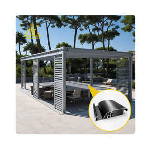 Solutions économiques d'usine en <span class=keywords><strong>aluminium</strong></span> pour une vie extérieure élégante <span class=keywords><strong>Lame</strong></span> de persienne abordable Profils de <span class=keywords><strong>pergola</strong></span> en <span class=keywords><strong>aluminium</strong></span> - Product Image 2