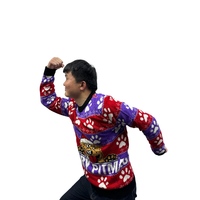 Pull de Noël personnalisé 2025 pour homme, en maille polyester acrylique, motif jacquard, pour adulte
