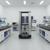 Máquina Electrónica Universal para Pruebas de Materiales, Pruebas de Módulos Fotovoltaicos, Máquina de Prueba de Flexión de Celdas Fotovoltaicas